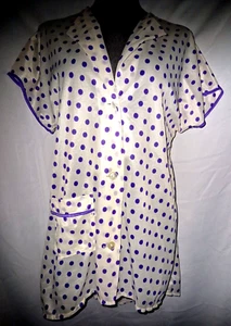 Nylon Dederon kittel schürze Vintage Gr. 164 --Original 70er Jahre-- - Picture 1 of 6