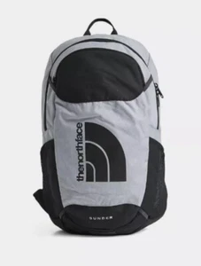 New North Face Sunder Backpack School Book Bag NF0A52T7-001Campus Gray/Black NWT - Picture 1 of 4