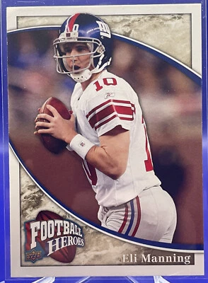 Eli Manning 2009 UD Football Heroes #42 New York Giants - Image 1 of 2