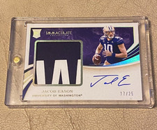 2020 Panini Immaculate Collection Collegiate Jacob Eason (Washington) RPA #17/25