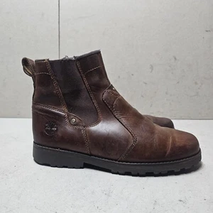 Timberland Asphalt Trail 1391R Braun Leder Freizeit Reißverschluss Chelsea Boots UK 5,5 - Bild 1 von 13