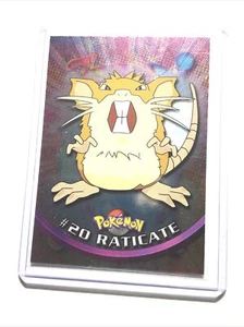 Topps Series 1 HOLO 1999 TV Animation Ed RATICATE #20 Pokemon Character Card - Picture 1 of 1