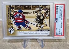 Cole Caufield Game Dated  Moment UD #57 /100 Gold PSA 10 21-22 Montreal Habs