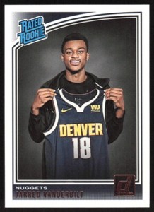 2018-19 Donruss Rated Rookie Jarred Vanderbilt RC #151 Denver Nuggets
