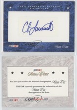 2008 TRISTAR Signa Cuts Cut Auto Hidden Treasures Blue /240 Chris Lambert Auto