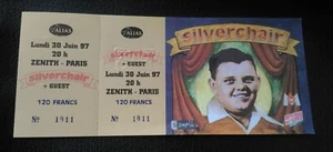 ticket billet unsed place concert SILVERCHAIR 1997 PARIS - Foto 1 di 1
