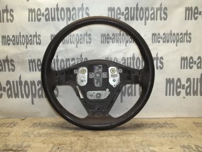 2004-2007 CADILLAC CTS VOLANTE DE FÁBRICA FABRICANTE DE EQUIPAMENTO ORIGINAL COURO ÉBANO 25750358 - Imagem 1 de 4