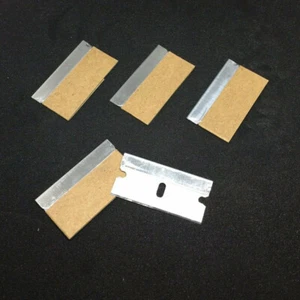 5pc Razor Blades Single Edge Extra Sharp Heat Treated Safety Knife  Great Buy !! - Picture 1 of 2