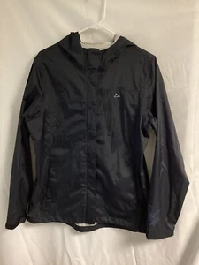 Paradox Regenjacke schwarz Full Zip Kapuze Windbreaker Herren Gr. Large L - Bild 1 von 9