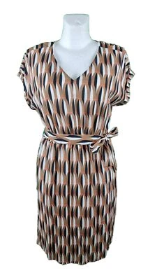 Alba Moda Kleid Größe 36 38 Freizeitkleid Sommerkleid Mehrfarbig Ärmellos Dress - Bild 1 von 4