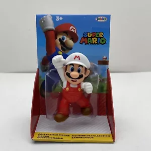 Super Mario Bros. Fire Mario Fist Bump 2.5 inch Action Figure Jakks Pacific 2021 - Picture 1 of 5