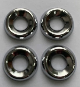Silver Cross Kensington Carlton Coach Built Pram Hood Washers Chrome Spacers - Picture 1 of 3
