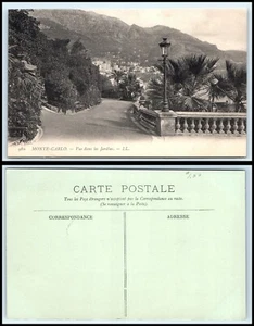 Postal MONACO - Monte Carlo, Vue Dans Les Jardins O44 - Imagen 1 de 1