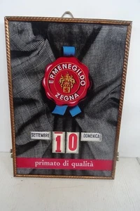 calendario perpetuo Zegna Ermenegildo tessuti Lancia - Picture 1 of 12