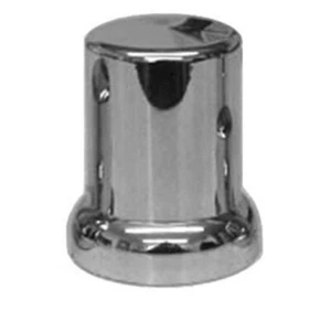 Chrome Top Hat Nut Cover W/ Flange - Picture 1 of 1