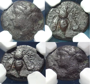 🔥 ca.4. Jahrhundert v. Chr. Ionien, Ephesus AE11 (ARTEMIS & BIENE) NGC Ch F (Epheser) - Bild 1 von 15