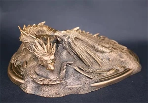 The Lord of the Rings Smaug 8'' Statue Model Resin Figure Statue Display - Picture 1 of 5
