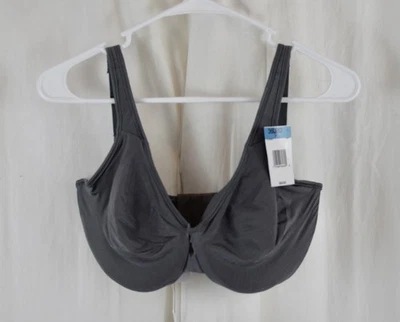 Lilyette by Bali Women's Comfort Keyhole Minimizer Bra Gray Size 36DDD - Imagem 1 de 3