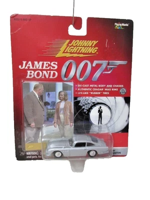 Johnny Lightning James Bond 007 Goldfinger Aston Martin 2000 con neumáticos de goma Foto 1 de 3