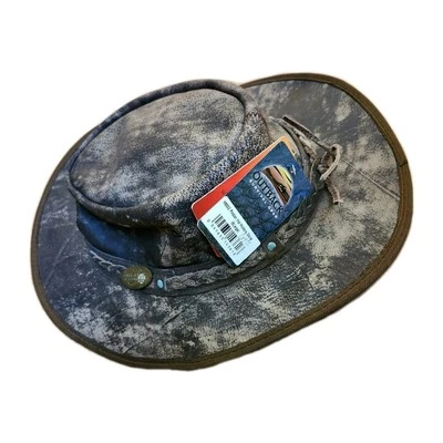 Outback Survival Gear Sombrero Pindari Cuero de Cabra XL Piedra de Nogal H8002 UPF 50 NUEVO CON ETIQUETAS Foto 1 de 4