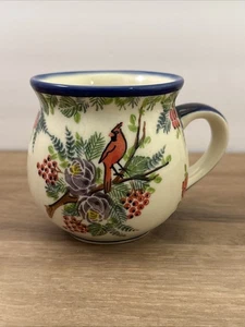 Taza burbuja cerámica polaca 12 oz Kalich Unikat 775 - Imagen 1 de 8