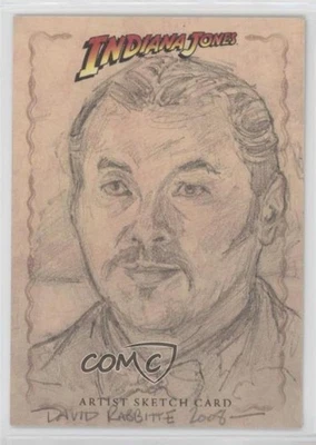 2008 Topps Indiana Jones Heritage 1/1 David Rabbitte Auto Sketch ly9 - Image 1 of 3