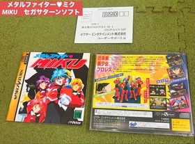( Item) Metal Fighter Miku Sega Saturn Software Japanese version 12a