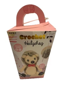 Avec Crochet Hedgehog Kit Kawaii Cute Pink Animal Adult Kit Open Box🦔 - Picture 1 of 8