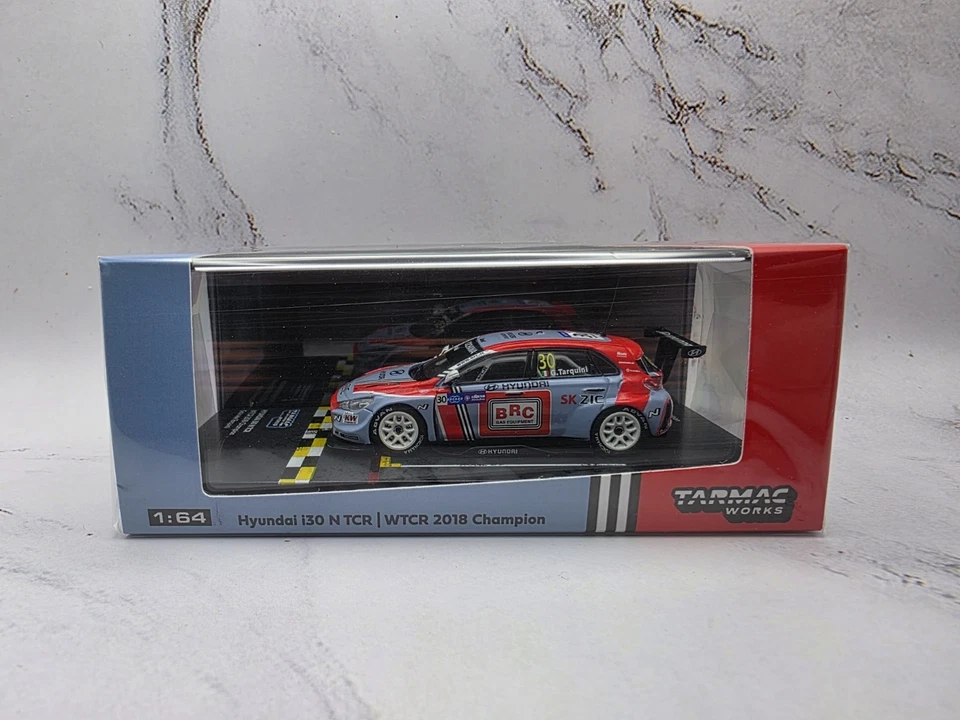 Hyundai i30 N TCR WTCR 2018 Champion G Tarquini 1:64 Tarmac Works - Image 1 of 1