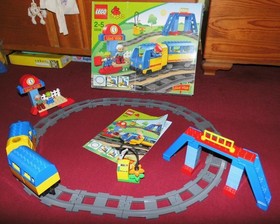 LEGO Ville Duplo Train Starter Set 5608 Original Packaging BA Diesel Locomotive w/ Motor Sound TOP