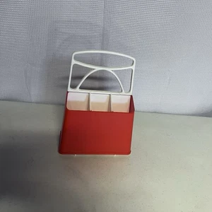 Porta utensilios de plástico para picnic amarillo - Imagen 1 de 7
