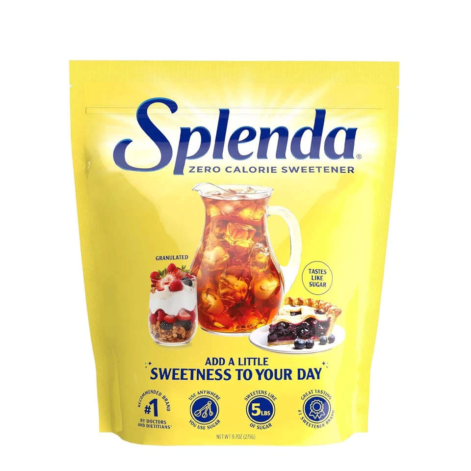 SPLENDA Granulated No Calorie Sweetener 9.7 Oz Resealable Bag