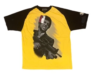 Camiseta vintage Scarface Tony Montana amarilla negra muy rara talla 3xl para hombre - Imagen 1 de 6
