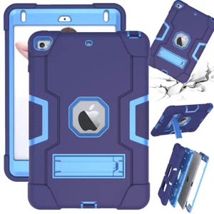 Kids Shockproof Heavy Duty Case Cover For iPad 9th 8th 7th 6th 5th Gen Air Mini - Picture 1 of 89