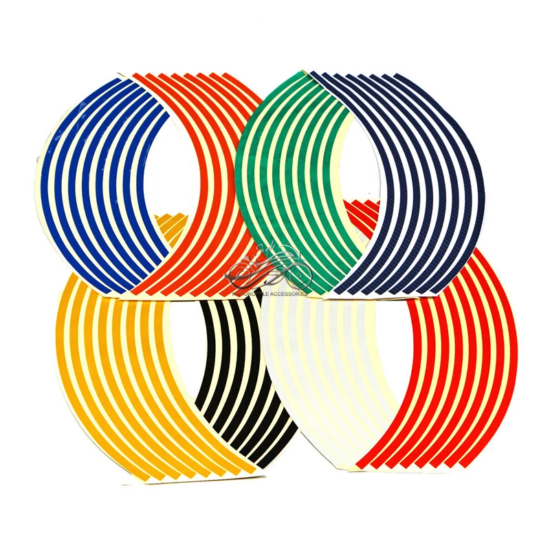 fit for Wheels Suzuki Motorcycle Reflective Rim Tape wheel Stickers Vinyl decals - Image 1 of 1