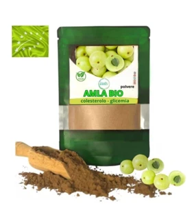 Amla Bio in polvere 80gr–100% aiuto per GLICEMIA E COLESTEROLO - Foto 1 di 9