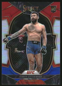 2023 Select UFC Prizms Red and Blue #100 Chris Gutierrez