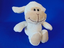 FERRERO Kuscheltier SCHAF LAMM creme weiß glatt  Kinderschokolade 25cm Plüsch