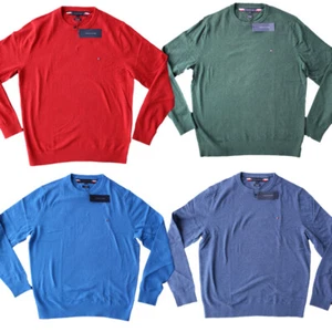 Tommy Hilfiger Pullover mit Kaschmir-Anteil Rund-Ausschnitt Herren Men Sweater - Bild 1 von 9