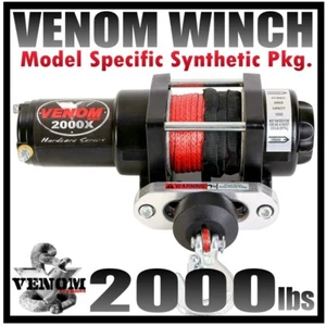 2000LB VENOM WINCH FITS 2020-23 POLARIS RZR PRO XP POLARIS RAZOR PRO XP 4 - Picture 1 of 5