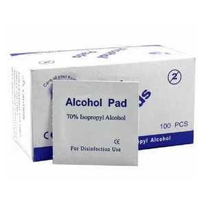 100x70% Isopropyl Alkoholtupfer Tücher Tattoo Piercing Erste Hilfe Vorinjektion - Bild 1 von 1