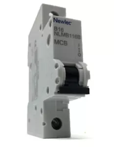 Interruptor de circuito Newlec NLMB116B 16 amperios tipo B (14) - Imagen 1 de 4