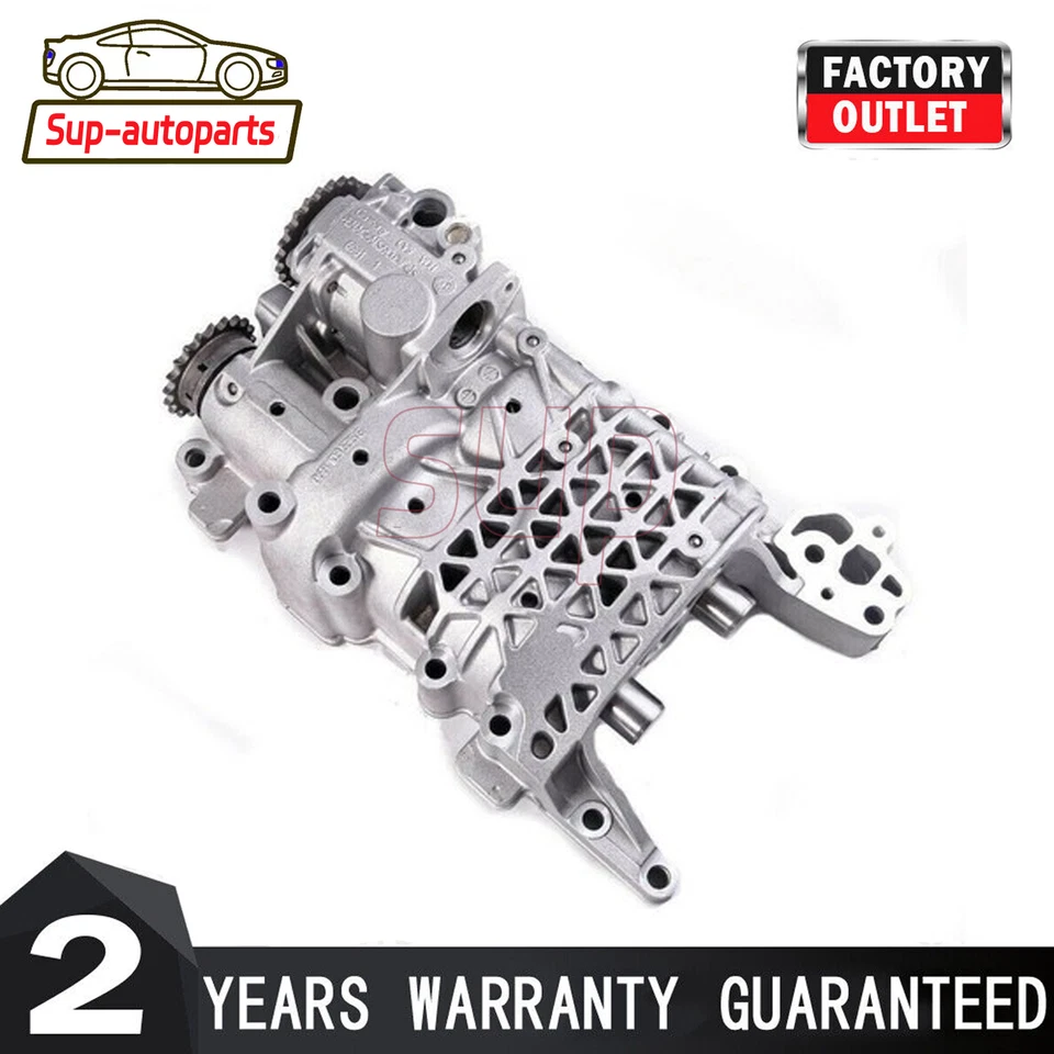 Oil Pump w/ Balance Shaft Assembly Fit For VW Golf R GTI Audi A4 2.0 TFSI Foto 1 de 4