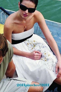 Rare! 8 Anthropologie Maeve White Floral Strapless "Shoots & Stems Dress" - Picture 1 of 7