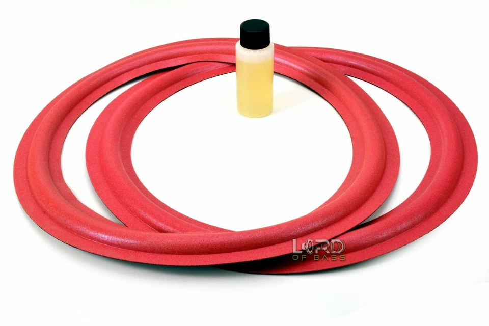 2 Cerwin Vega 12" Foam Surround Repair Kit Speaker Subwoofer