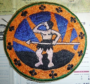 Flight Patch - USAAF - CAVEMEN / REBELS - 1st Bomb Squadron - WWII - M.999 - Picture 1 of 2