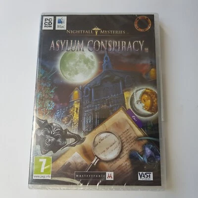 PC video game Asylum Conspiracy Nightfall Mysteries haunted house CD ROM NEW - Image 1 of 4