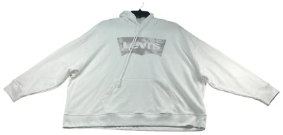Suéter con Capucha Levis Para Mujer Talla Grande 4X Blanco Informal Logo Levis Nuevo Foto 1 de 4