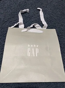 Baby Gap Small Shopping Paper Bag,( Empty, Grey&white, 9x9x3.8, New - Picture 1 of 9