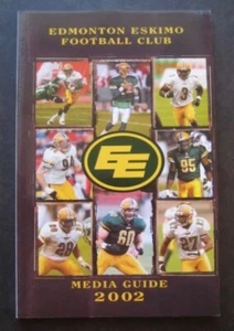 Edmonton Eskimos CFL 2002 guía de medios - Imagen 1 de 10